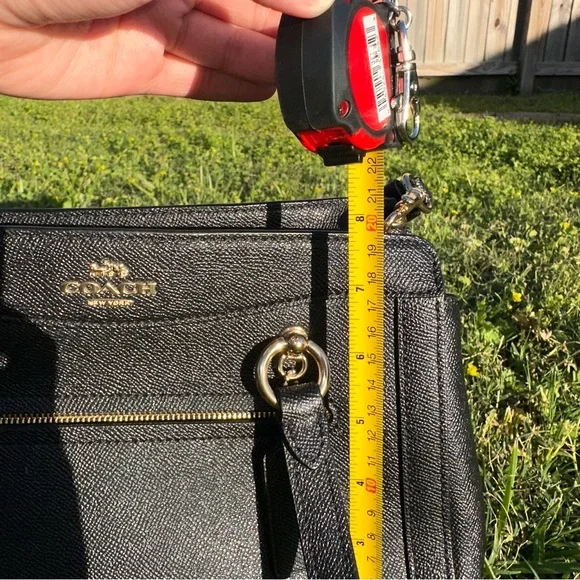 Coach Black Kailey Carryall Satchel Crossbody Bag - Picture 15 of 16